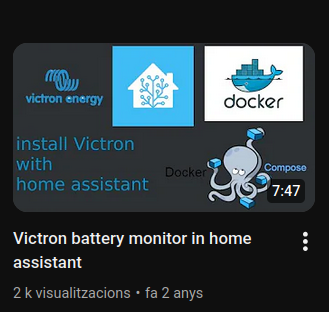  Victron battery monitor in home assistant 